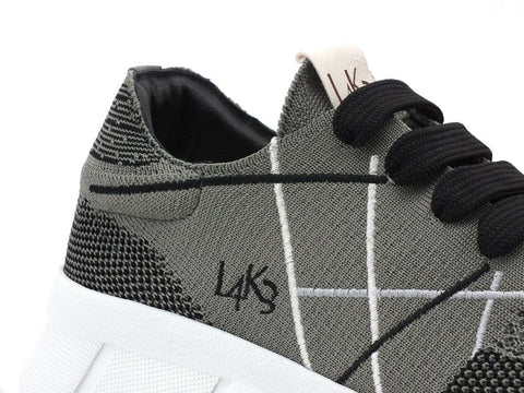 LAKE Mr. Big Hi Tech Sneaker Running Uomo Grey D74-HIT - Sandrini Calzature e Abbigliamento