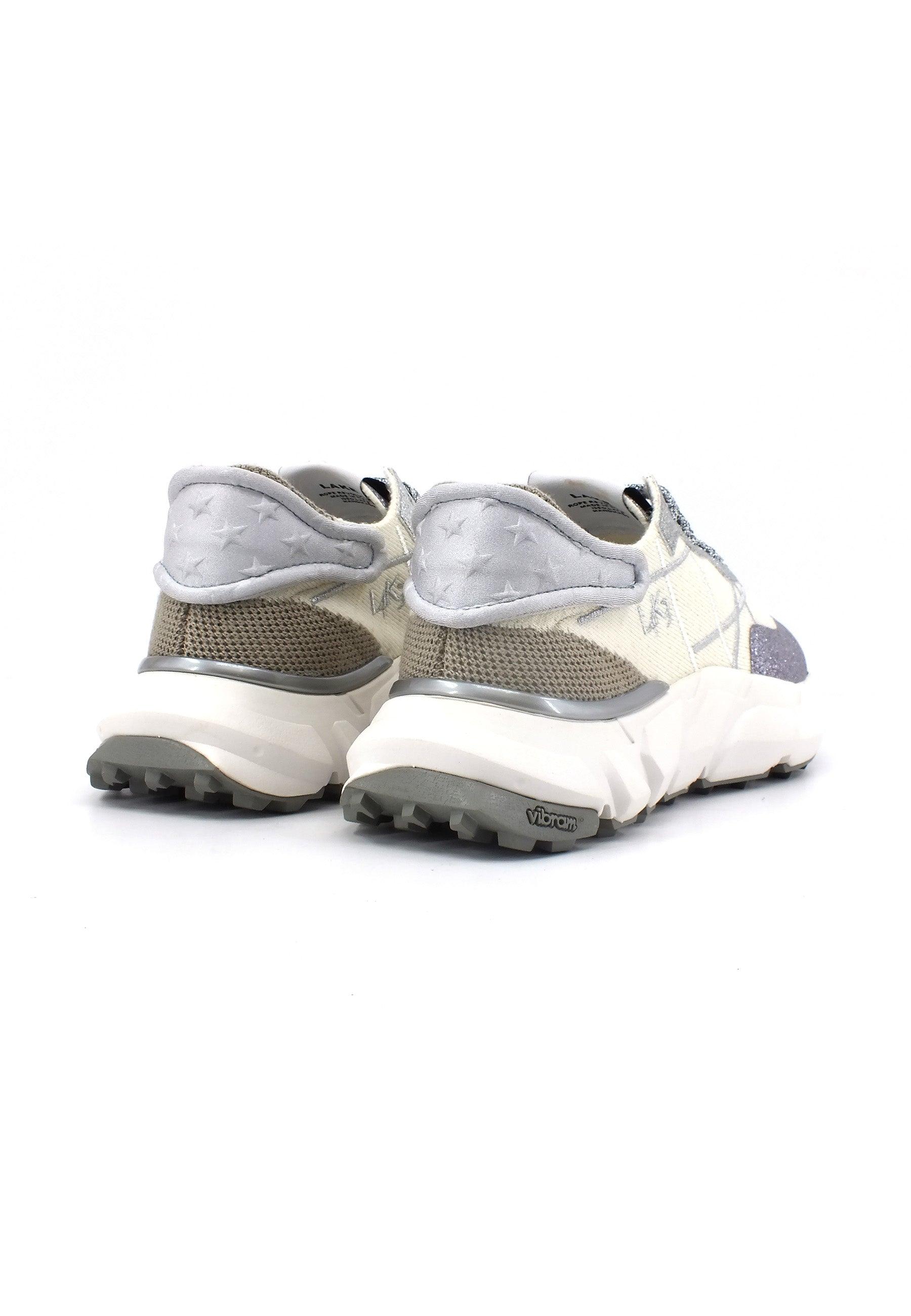 LAKE Mr Big V Sneaker Donna Silver Bianco H08 - Sandrini Calzature e Abbigliamento