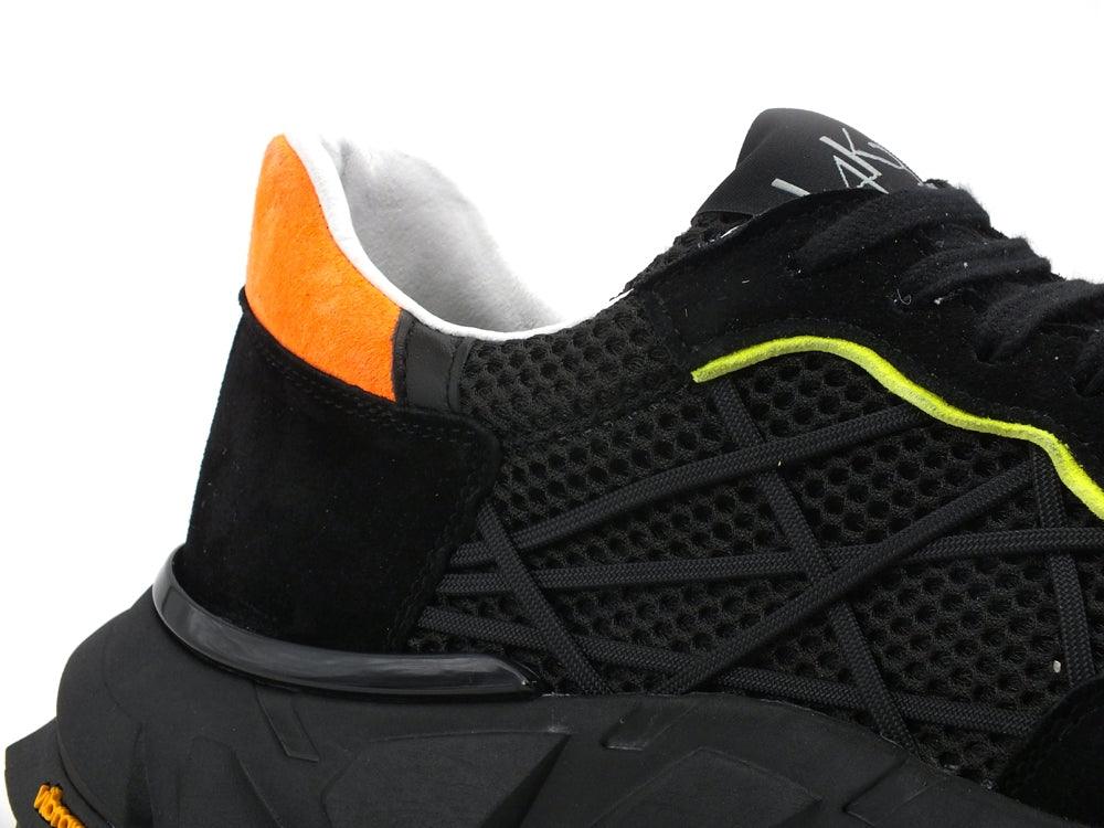 LAKE Mr. Big Vibram Sneaker Running Uomo Fluo Black D80-VIB - Sandrini Calzature e Abbigliamento