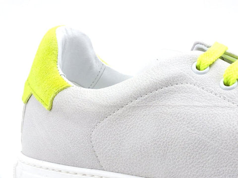 LAKE Tennis Classic Sneaker Running White Fluo D85-CLA - Sandrini Calzature e Abbigliamento