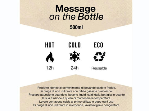 LE PANDORINE MOTB Borraccia Termica Acciaio Camouflage PE21DBV02817-02 - Sandrini Calzature e Abbigliamento