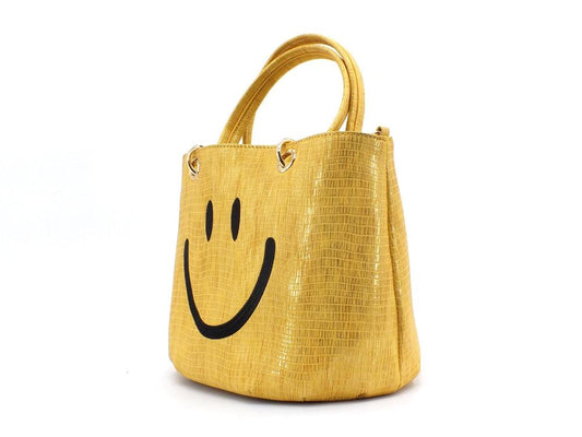 LE PANDORINE Smile Bag Borsa Sorriso Yellow PE20DBV02527-01 - Sandrini Calzature e Abbigliamento