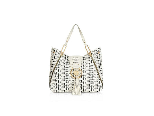 LE PANDORINE Vicky Coraggio Borsa Lucky Star Bianco PE22DBW02978-12 - Sandrini Calzature e Abbigliamento