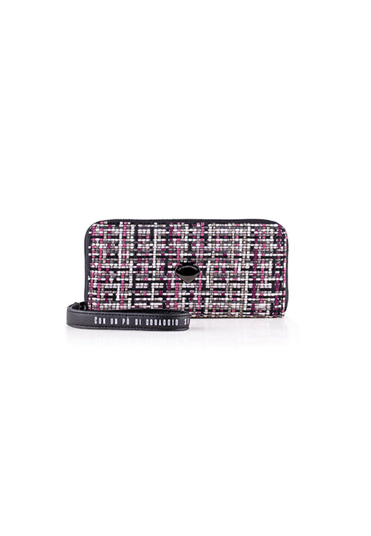 LE PANDORINE Vicky Viaggio Wool Portafoglio Violet 22XAILAH-10 - Sandrini Calzature e Abbigliamento