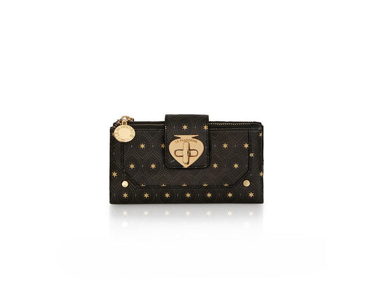 LE PANDORINE Vicky Wallet Bello Portafoglio Nero Star Black PE22DBZ02981-08 - Sandrini Calzature e Abbigliamento