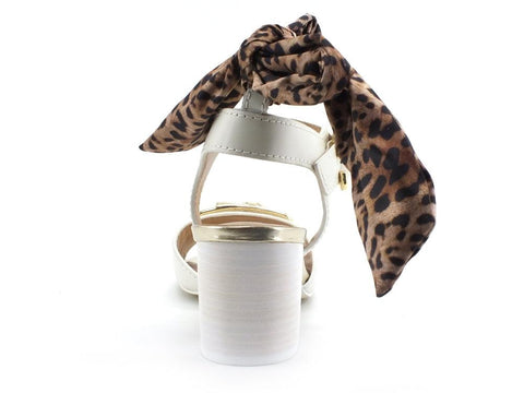 LIU JO Agata 4 Sandalo Tacco Donna White SA1103PX146 - Sandrini Calzature e Abbigliamento