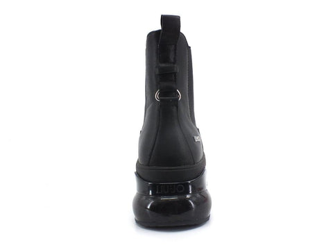 LIU JO Air Maxi 6 Sneaker Mid Pelle Black BF1127P0102 - Sandrini Calzature e Abbigliamento