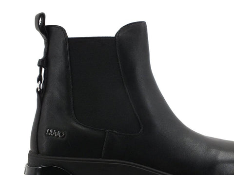 LIU JO Air Maxi 6 Sneaker Mid Pelle Black BF1127P0102 - Sandrini Calzature e Abbigliamento