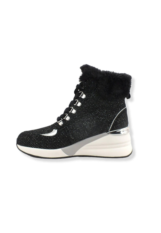 LIU JO Alyssa 05 Sneaker Zeppa Donna Black BF2031PX164 - Sandrini Calzature e Abbigliamento
