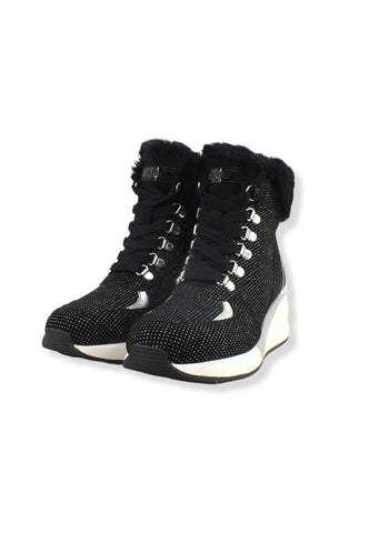 LIU JO Alyssa 05 Sneaker Zeppa Donna Black BF2031PX164 - Sandrini Calzature e Abbigliamento