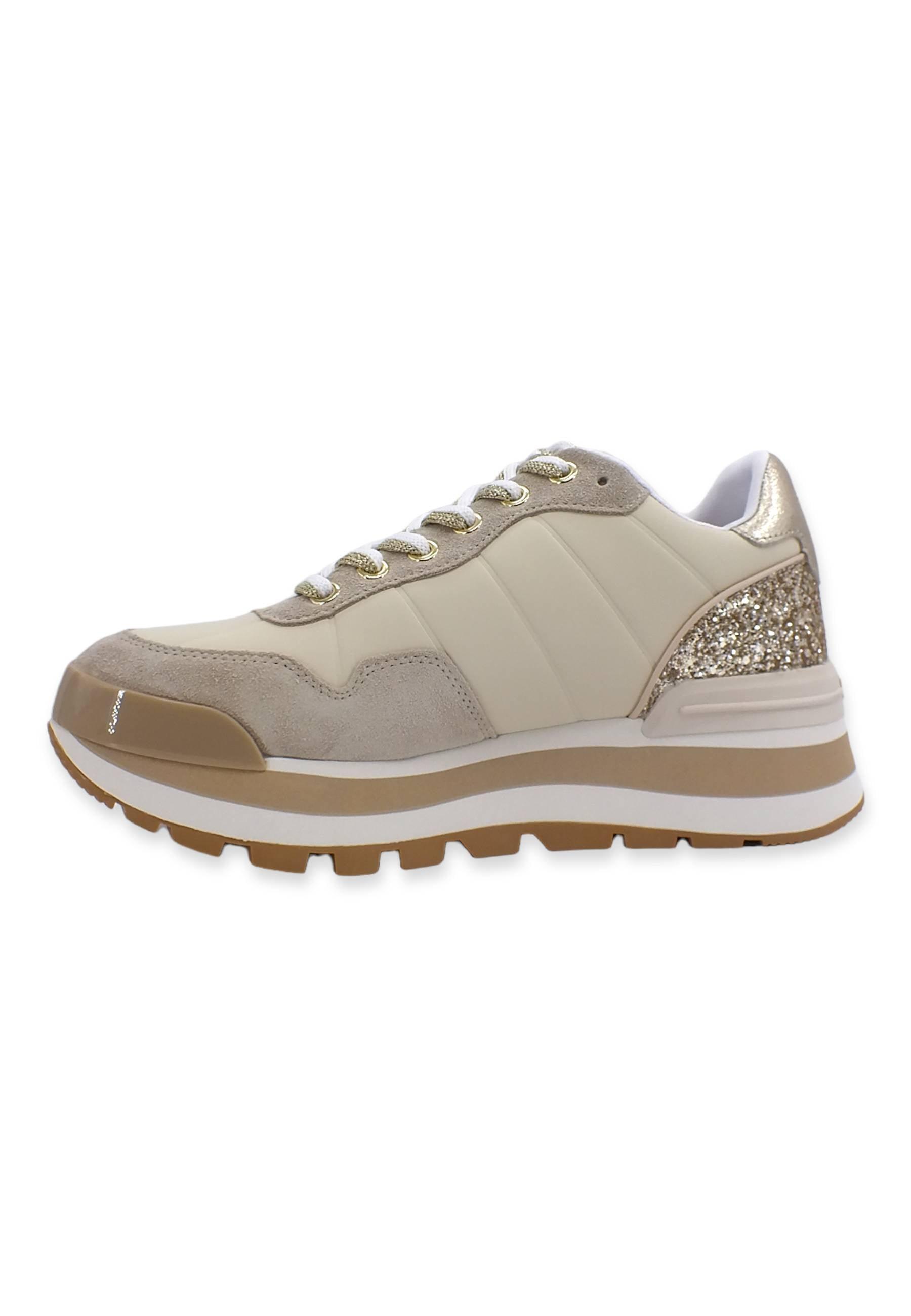 LIU JO Amazing 01 Sneaker Donna Light Gold BF2125PX078 - Sandrini Calzature e Abbigliamento