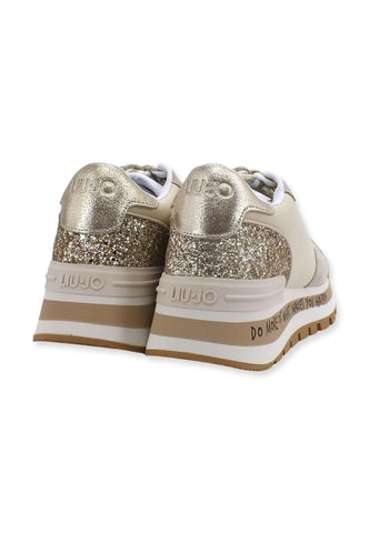LIU JO Amazing 01 Sneaker Donna Light Gold BF2125PX078 - Sandrini Calzature e Abbigliamento