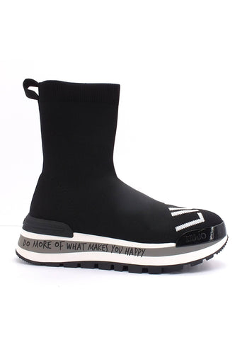 LIU JO Amazing 09 Sneaker Sock Donna Black BF2135TX234 - Sandrini Calzature e Abbigliamento