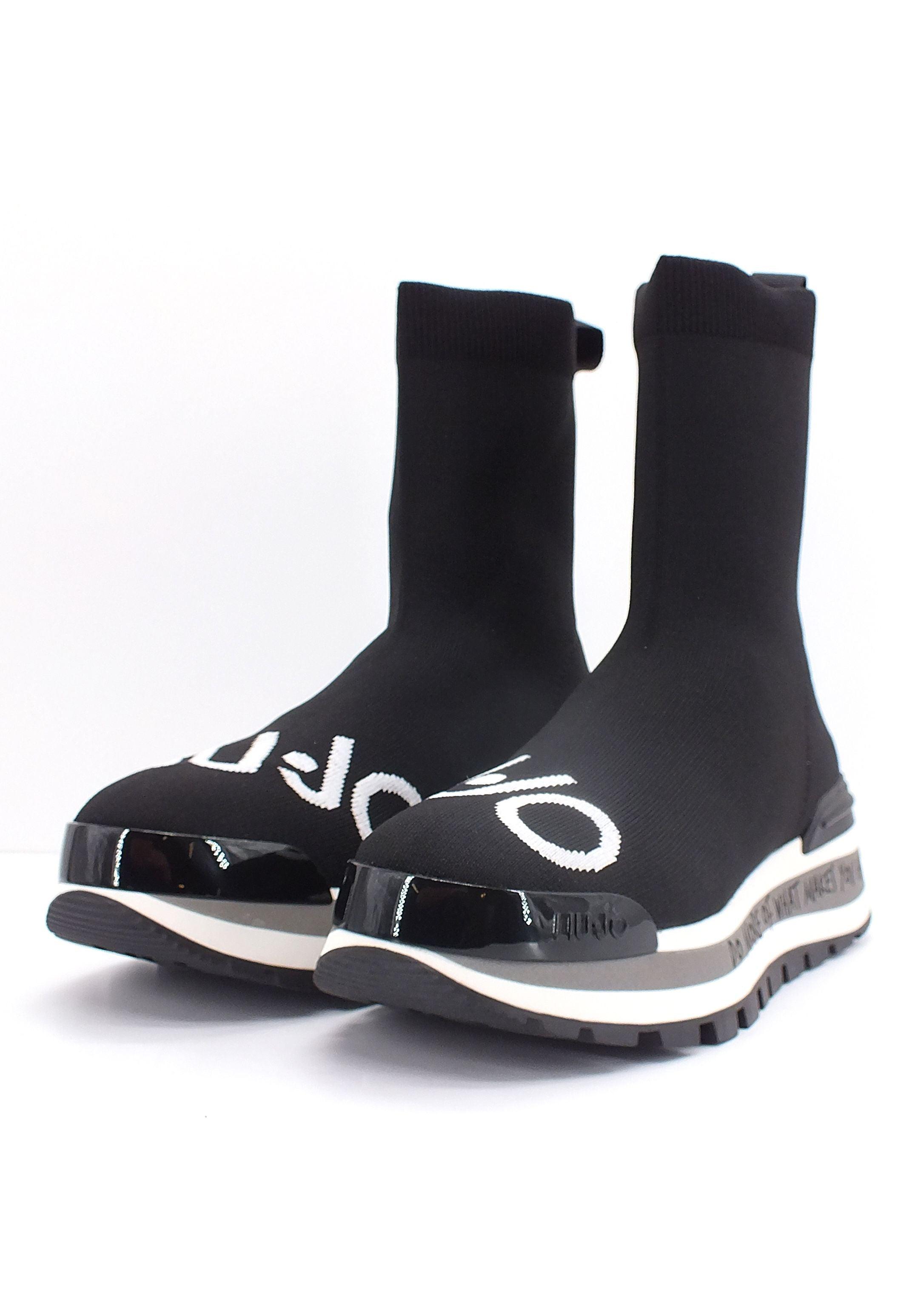 LIU JO Amazing 09 Sneaker Sock Donna Black BF2135TX234 - Sandrini Calzature e Abbigliamento
