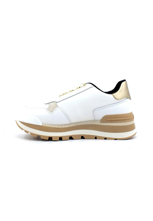 LIU JO Amazing 15 Sneaker Donna White Light Gold BA3121PX352 - Sandrini Calzature e Abbigliamento