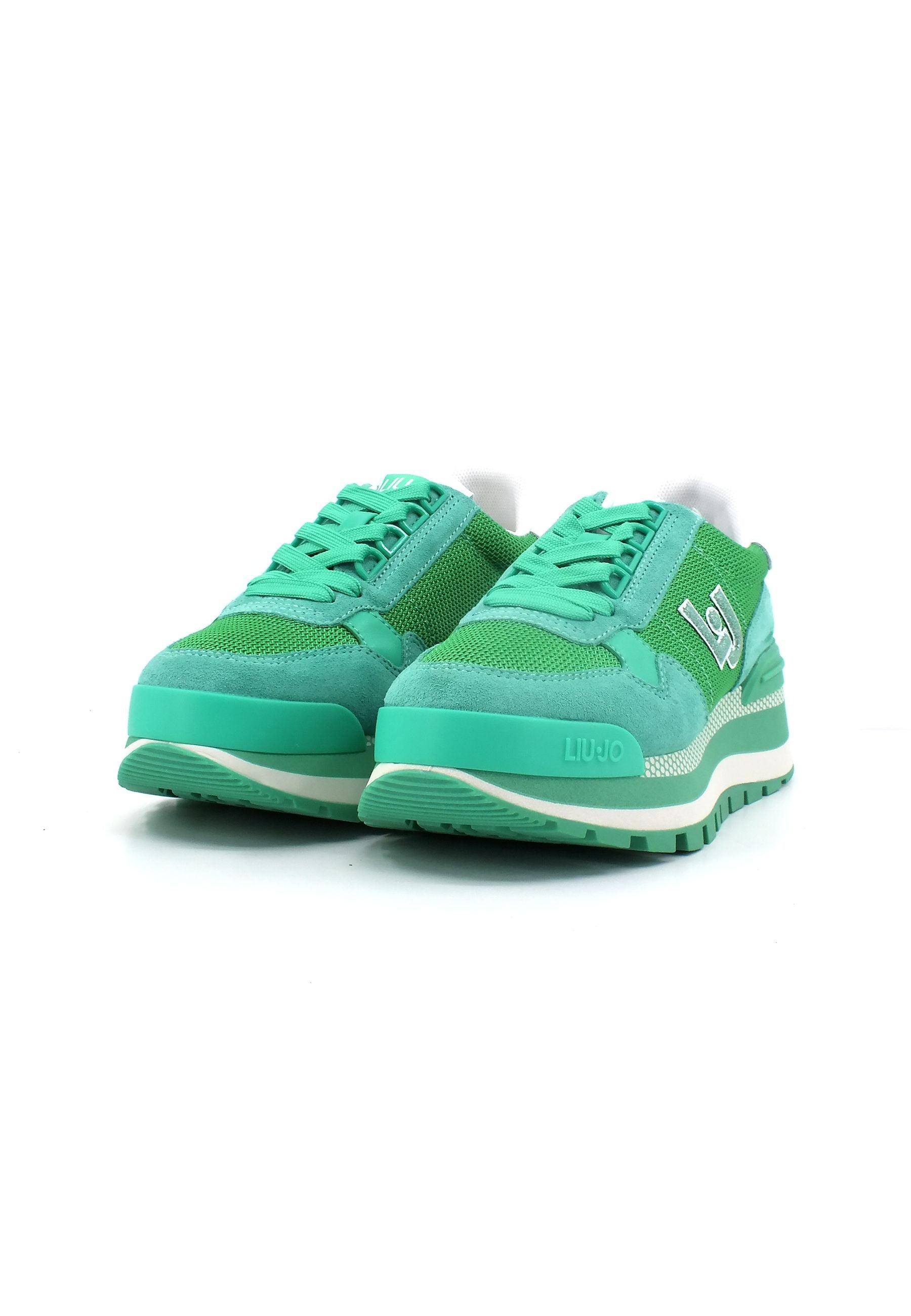 LIU JO Amazing 16 Sneaker Donna Green BA3119PX027 - Sandrini Calzature e Abbigliamento