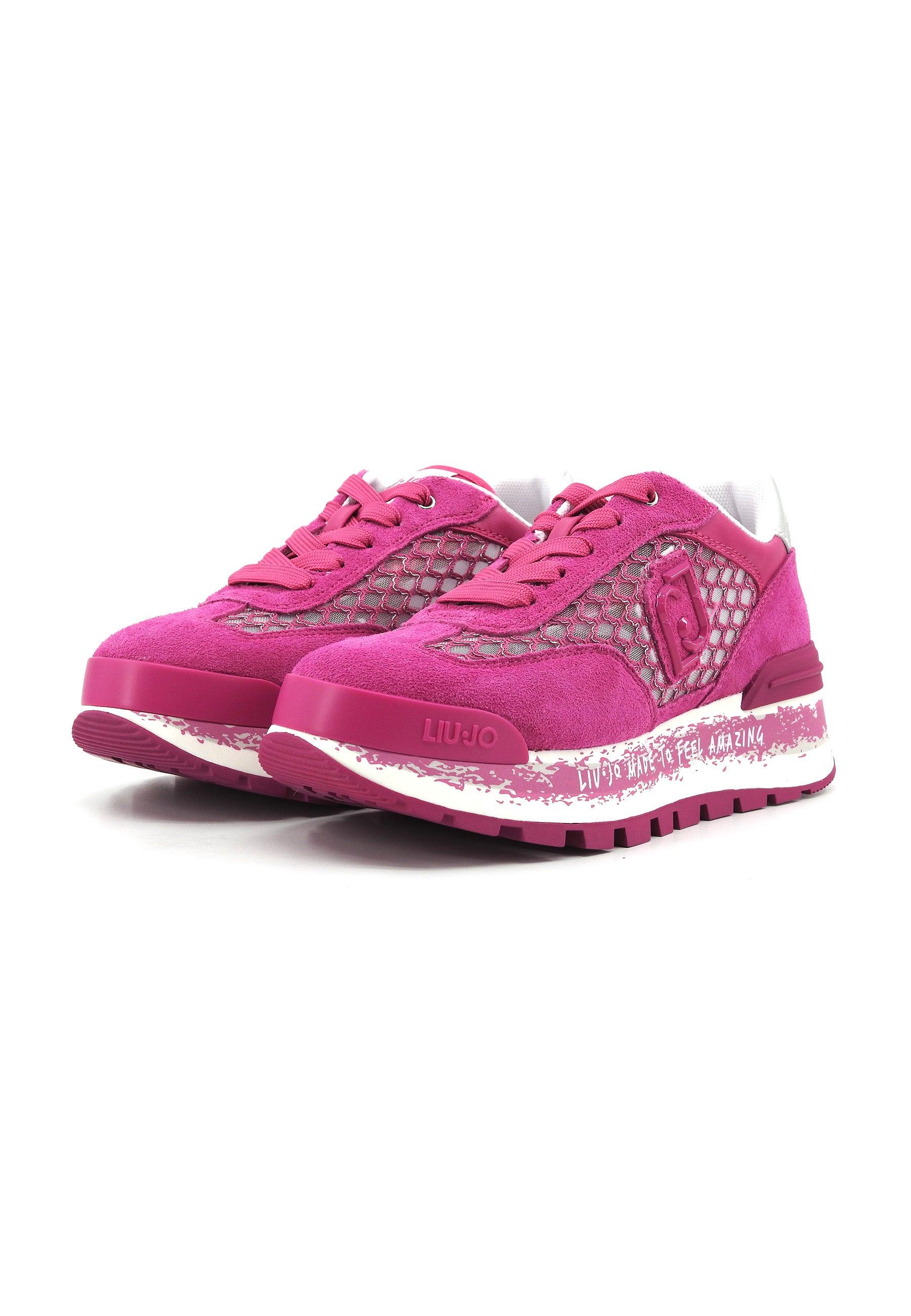 LIU JO Amazing 23 Sneaker Donna Pink Silver BA4001PX303 - Sandrini Calzature e Abbigliamento