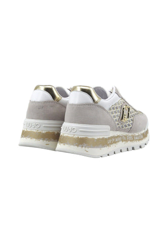 LIU JO Amazing 23 Sneaker Donna White Gold BA4001PX303 - Sandrini Calzature e Abbigliamento