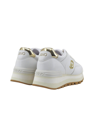 LIU JO Amazing 28 Sneaker Donna White Gold BA4011EX014 - Sandrini Calzature e Abbigliamento