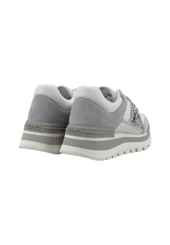 LIU JO Amazing 29 Sneaker Donna White SIlver BA4085PX214 - Sandrini Calzature e Abbigliamento