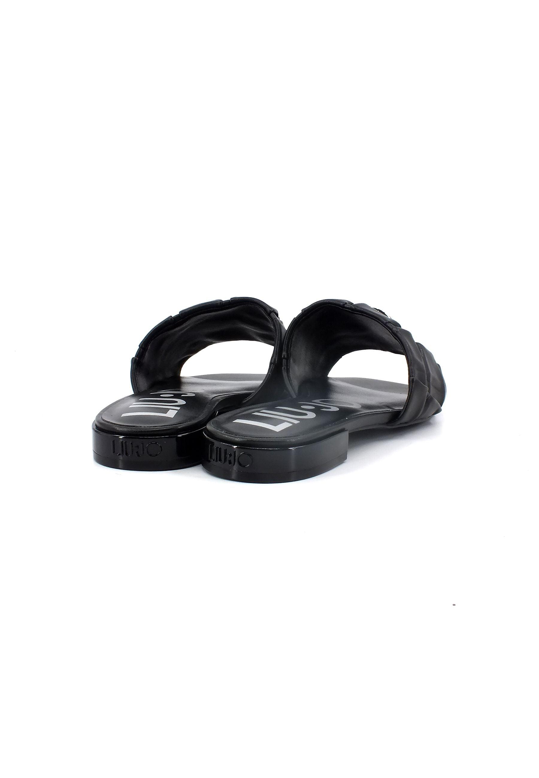LIU JO Astra 35 Ciabatta Donna Black SA3019EX014 - Sandrini Calzature e Abbigliamento