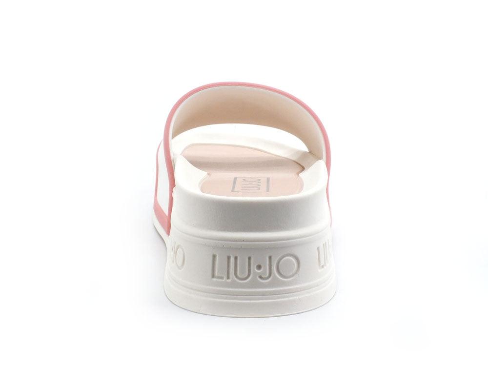 LIU JO Cecy 08 Slipper TPU Platform White Skin SA2287EX131 - Sandrini Calzature e Abbigliamento