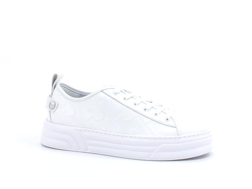 LIU JO Cleo 01 Sneaker Calf Leather White BA2047P0102 - Sandrini Calzature e Abbigliamento