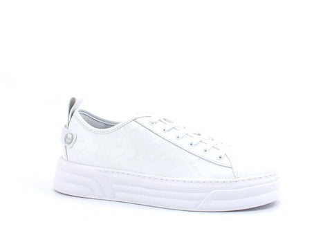 LIU JO Cleo 01 Sneaker Calf Leather White BA2047P0102 - Sandrini Calzature e Abbigliamento