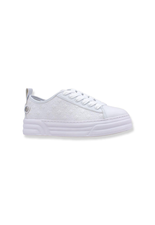 LIU JO Cleo 01 Sneaker Platform Donna White BF2069PX144 - Sandrini Calzature e Abbigliamento