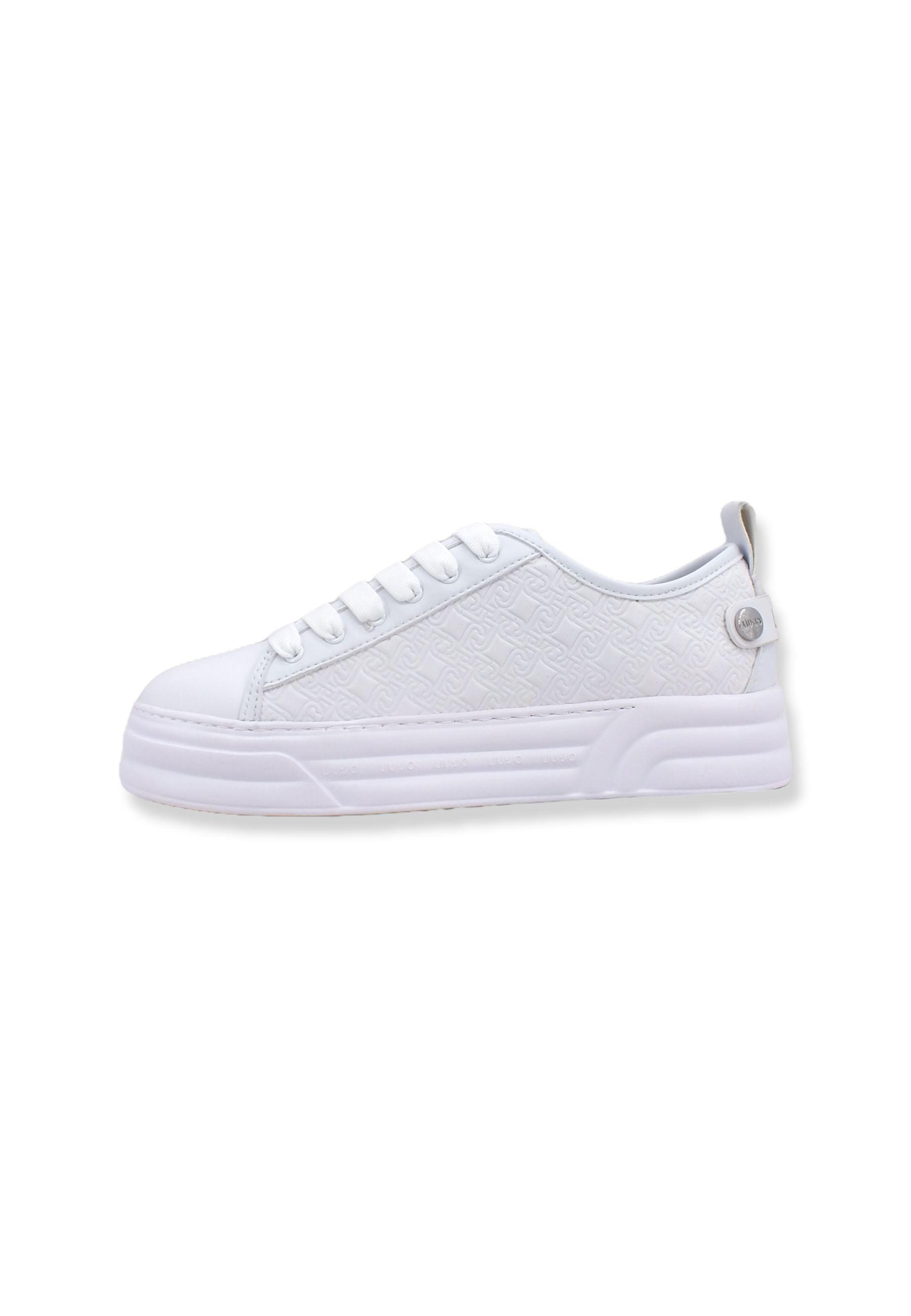 LIU JO Cleo 01 Sneaker Platform Donna White BF2069PX144 - Sandrini Calzature e Abbigliamento