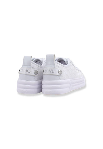 LIU JO Cleo 01 Sneaker Platform Donna White BF2069PX144 - Sandrini Calzature e Abbigliamento