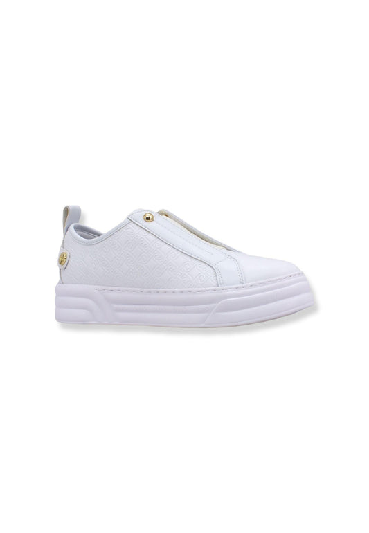 LIU JO Cleo 02 Sneaker Senza Lacci Platform Donna White BF2081PX144 - Sandrini Calzature e Abbigliamento
