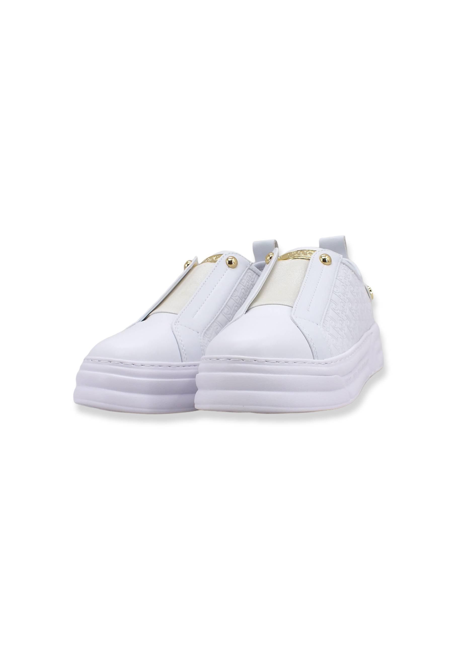 LIU JO Cleo 02 Sneaker Senza Lacci Platform Donna White BF2081PX144 - Sandrini Calzature e Abbigliamento