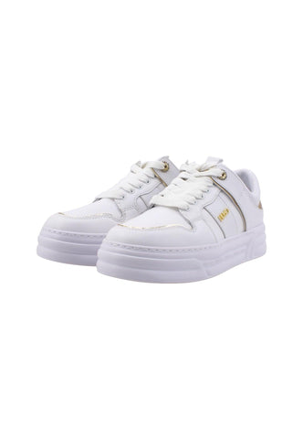 LIU JO Cleo 10 Sneaker Donna White Metallic BF3017PX026 - Sandrini Calzature e Abbigliamento