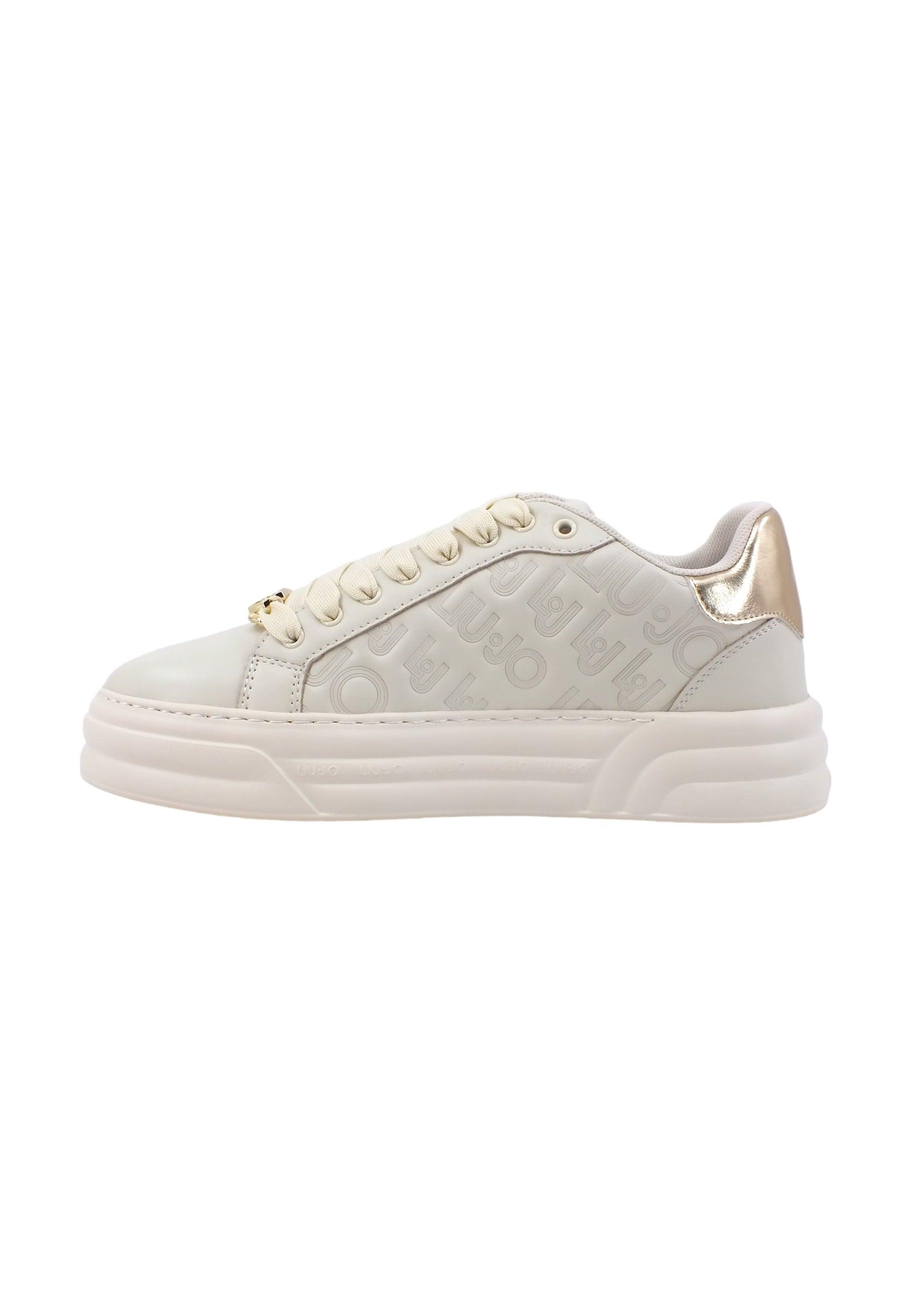 LIU JO Cleo 20 Sneaker Donna Beige Conchiglia BF3015PX144 - Sandrini Calzature e Abbigliamento