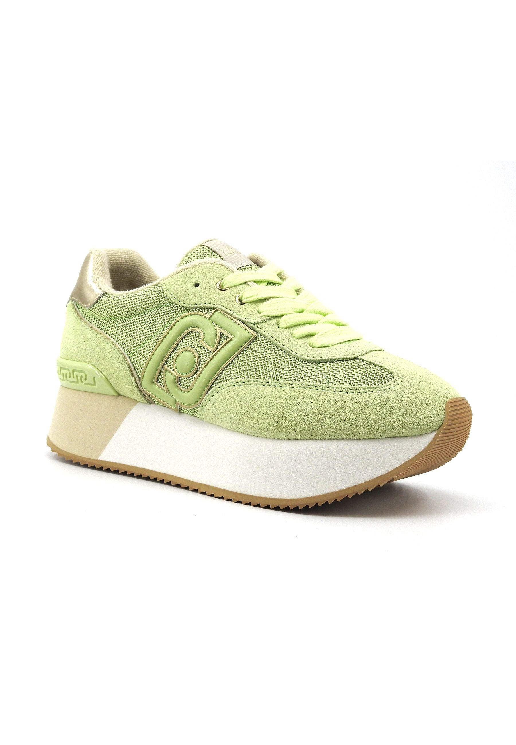 LIU JO Dreamy 02 Sneaker Donna Green Gold BA4081PX031 - Sandrini Calzature e Abbigliamento