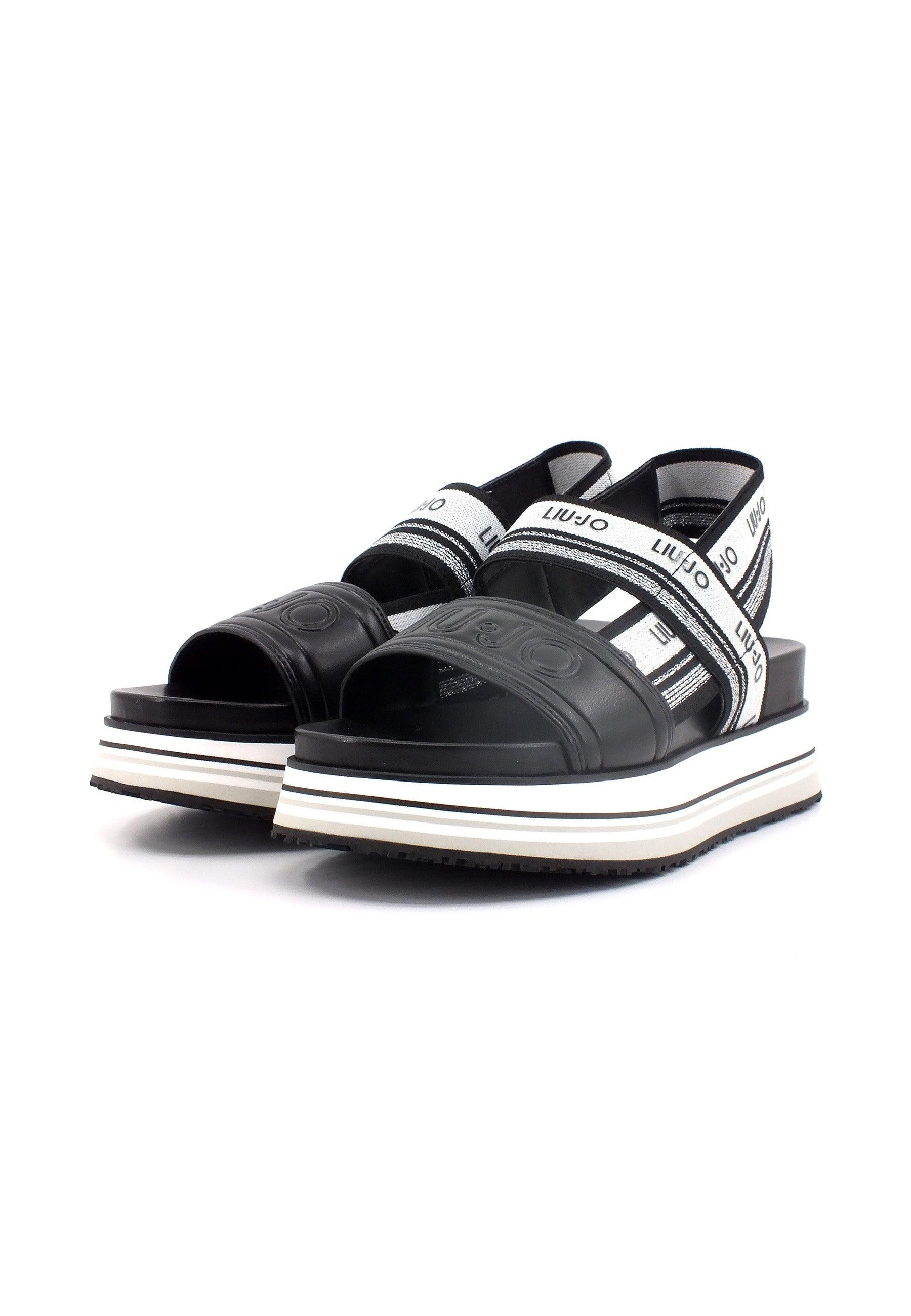 LIU JO Frida 25 Sandalo Donna Black SA3027TX039 - Sandrini Calzature e Abbigliamento