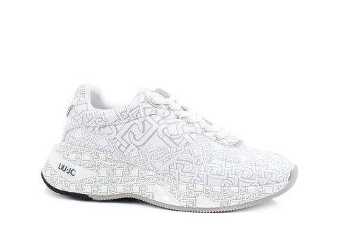 LIU JO Hoa 10 Sneaker Stampa Logo White BA1037EX057 - Sandrini Calzature e Abbigliamento