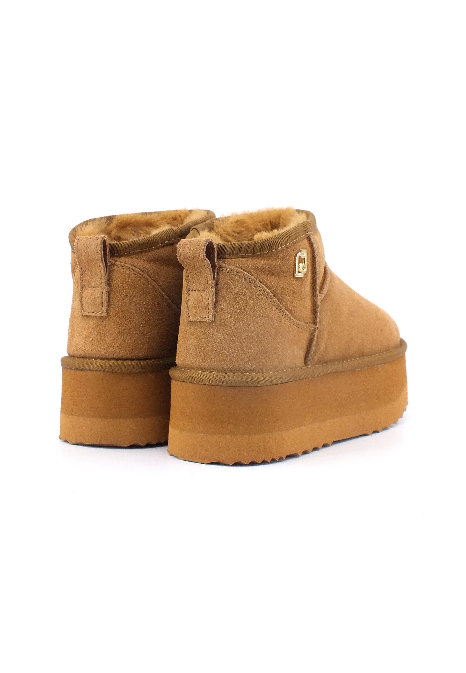 LIU JO Jane 01 Stivaletto Pelo Donna Cognac Marrone SA4051PX002 - Sandrini Calzature e Abbigliamento