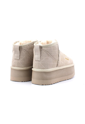 LIU JO Jane 01 Stivaletto Pelo Donna Sand SA4051PX373 - Sandrini Calzature e Abbigliamento