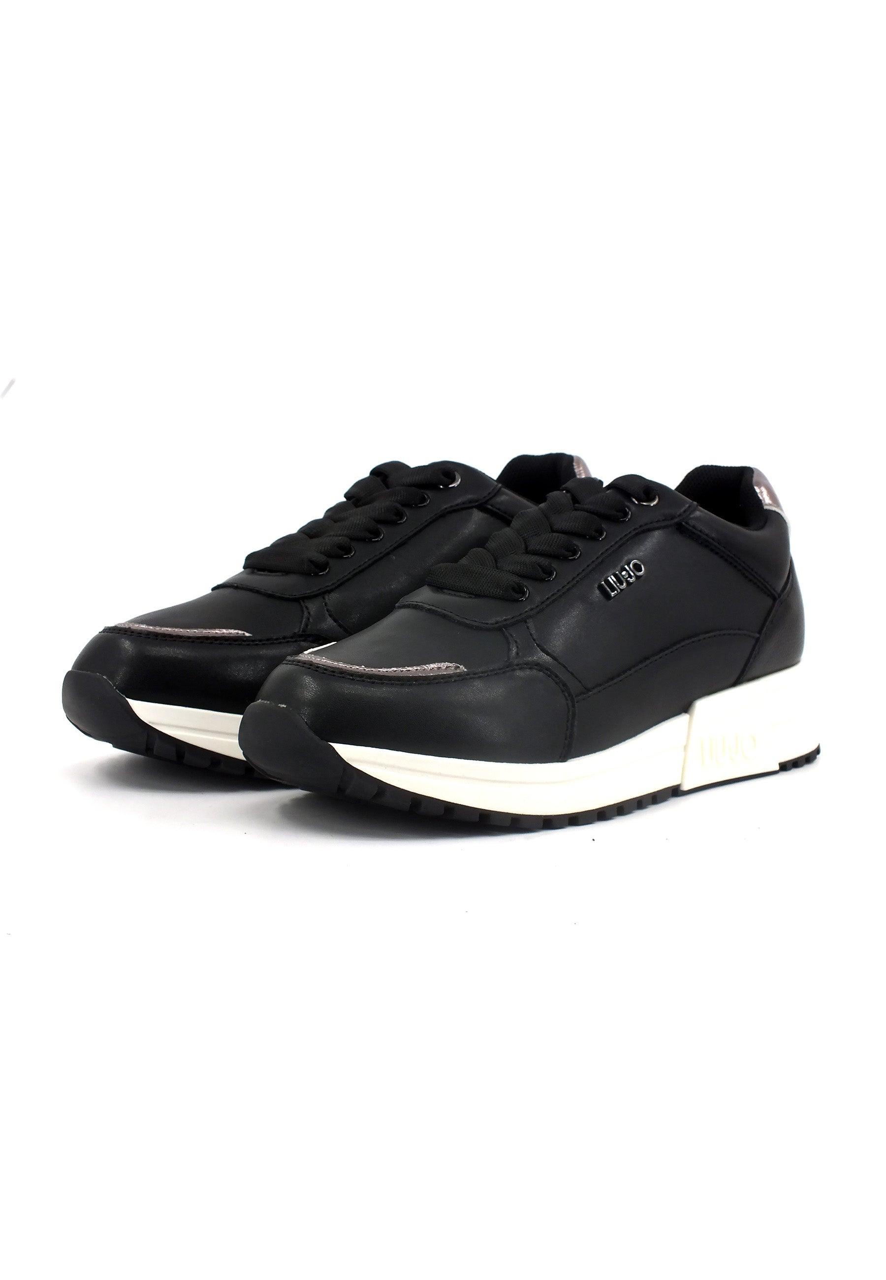 LIU JO Johanna 01 Sneaker Donna Black BF3133EX014 - Sandrini Calzature e Abbigliamento