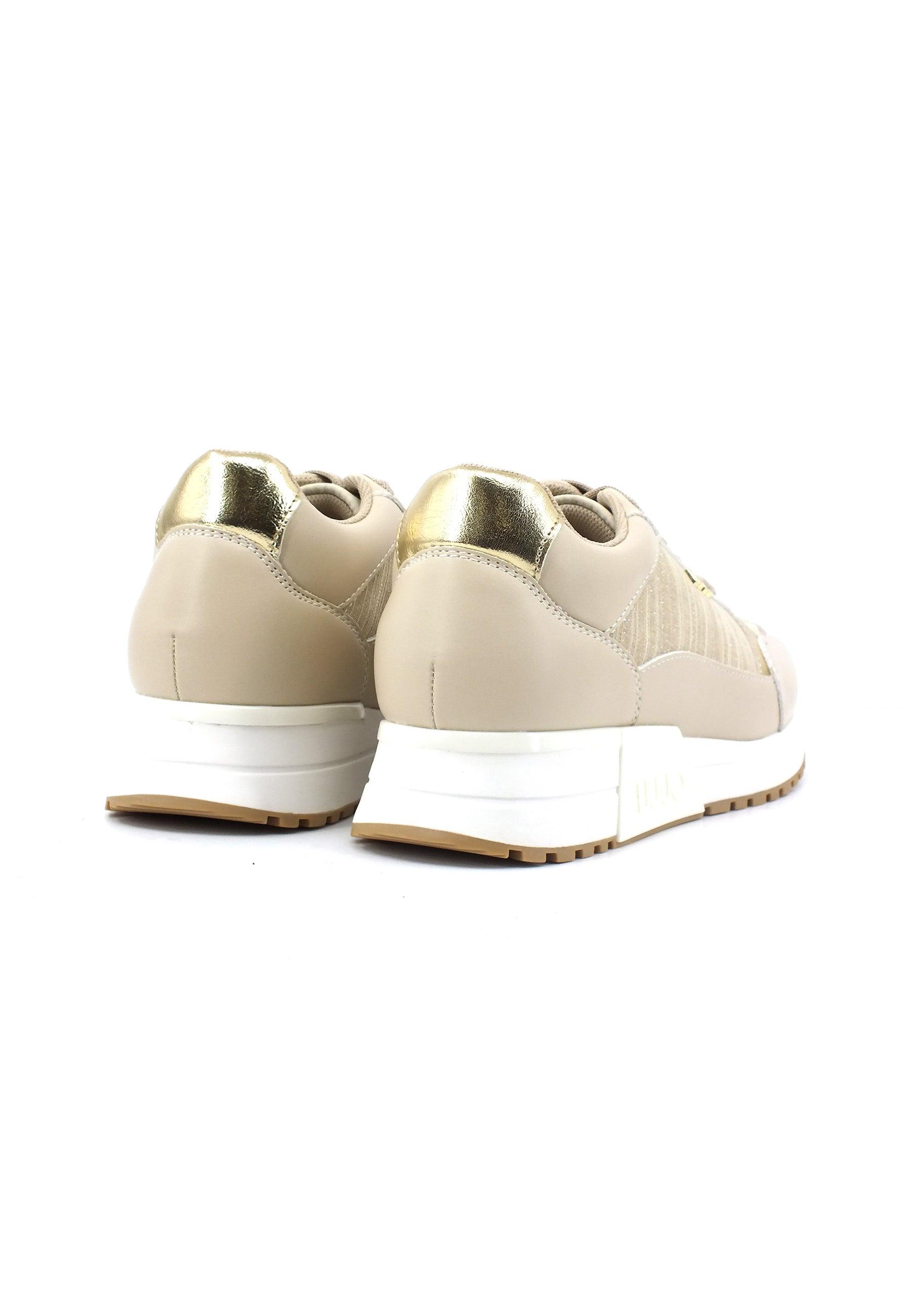 LIU JO Johanna 01 Sneaker Donna Oro Beige Sand BF3133TX346 - Sandrini Calzature e Abbigliamento