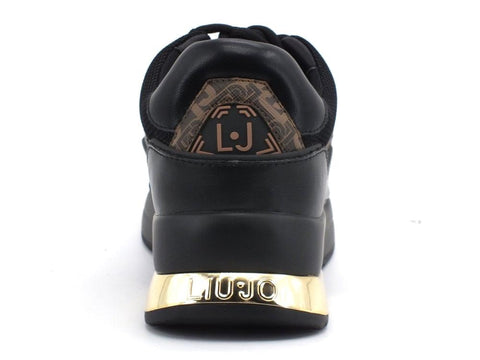 LIU JO Karlie 45 Sneakers Loghi Black BF0083EX054 - Sandrini Calzature e Abbigliamento