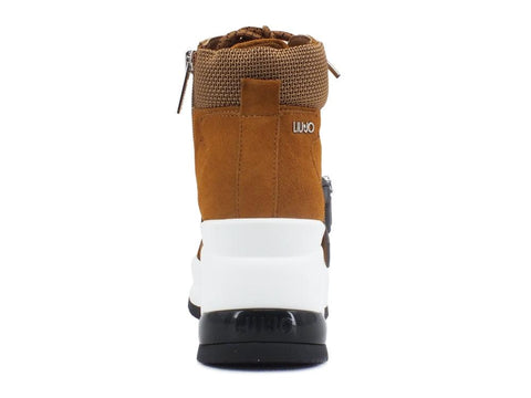 LIU JO Karlie Revolution 15 Sneakers Zeppa Tabacco Brown BF0051PX002 - Sandrini Calzature e Abbigliamento
