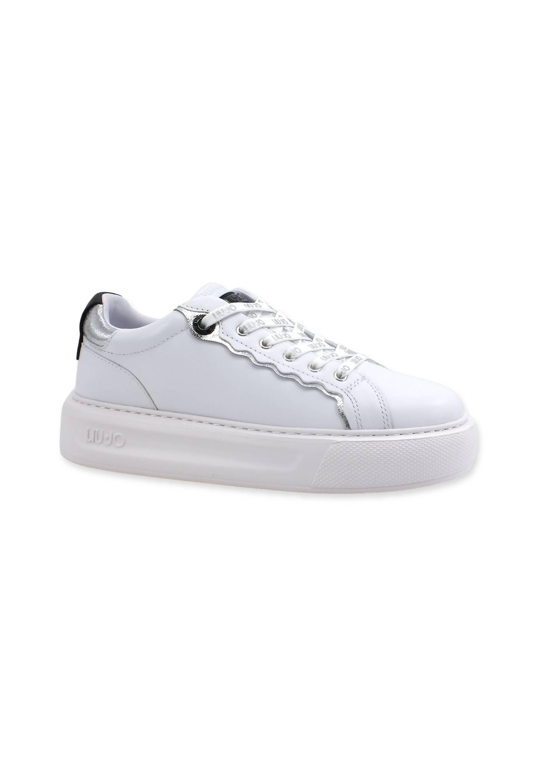 LIU JO Kylie 06 Sneaker Donna White BF2115P0102 - Sandrini Calzature e Abbigliamento