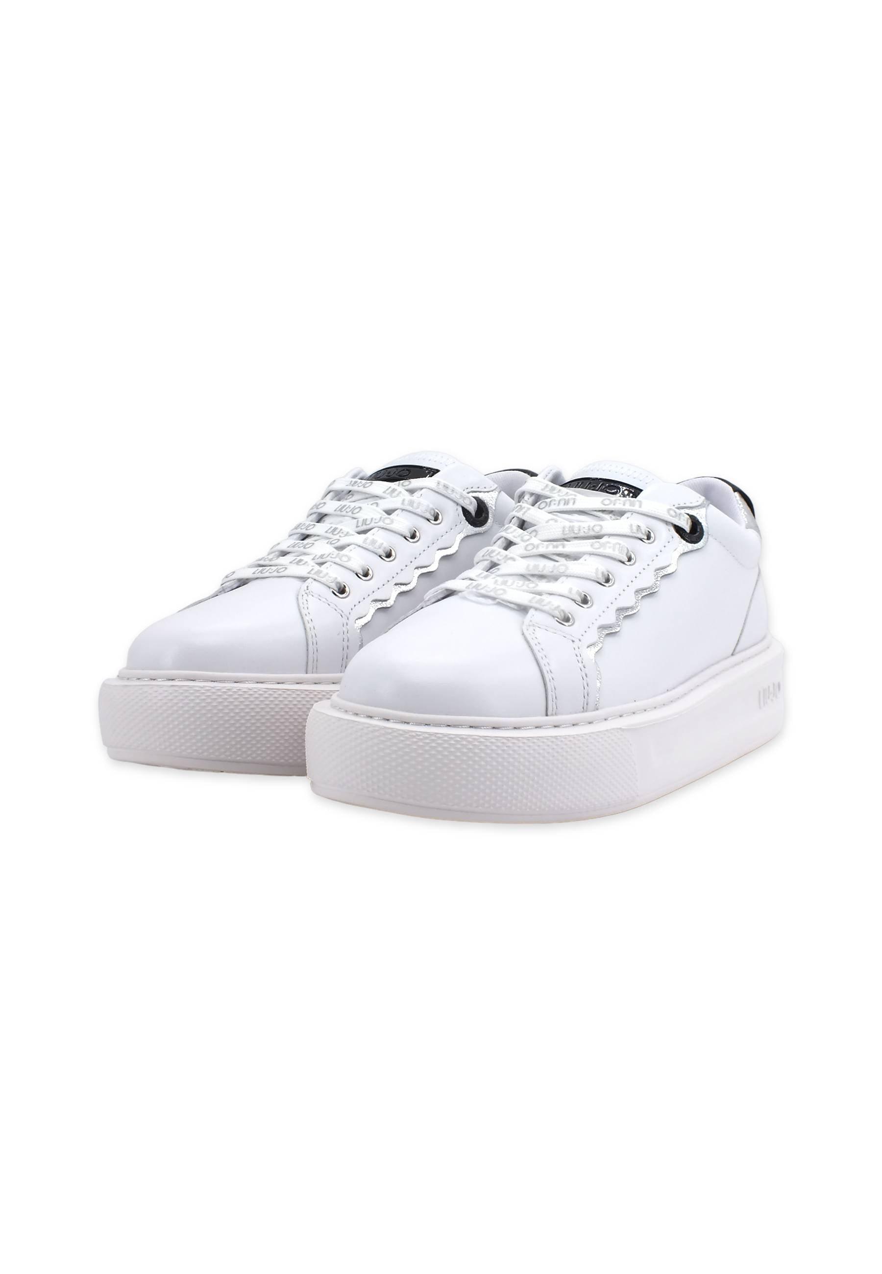 LIU JO Kylie 06 Sneaker Donna White BF2115P0102 - Sandrini Calzature e Abbigliamento