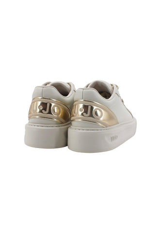LIU JO Kylie 25 Sneaker Donna Metallic Beige Conchiglia BF3115PX026 - Sandrini Calzature e Abbigliamento