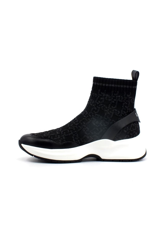 LIU JO Lily 16 Sneaker Sock Elastic Donna Black BA3083TX262 - Sandrini Calzature e Abbigliamento