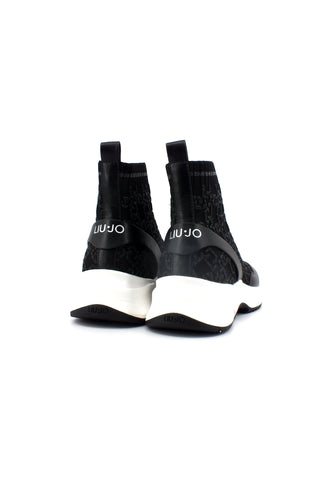 LIU JO Lily 16 Sneaker Sock Elastic Donna Black BA3083TX262 - Sandrini Calzature e Abbigliamento