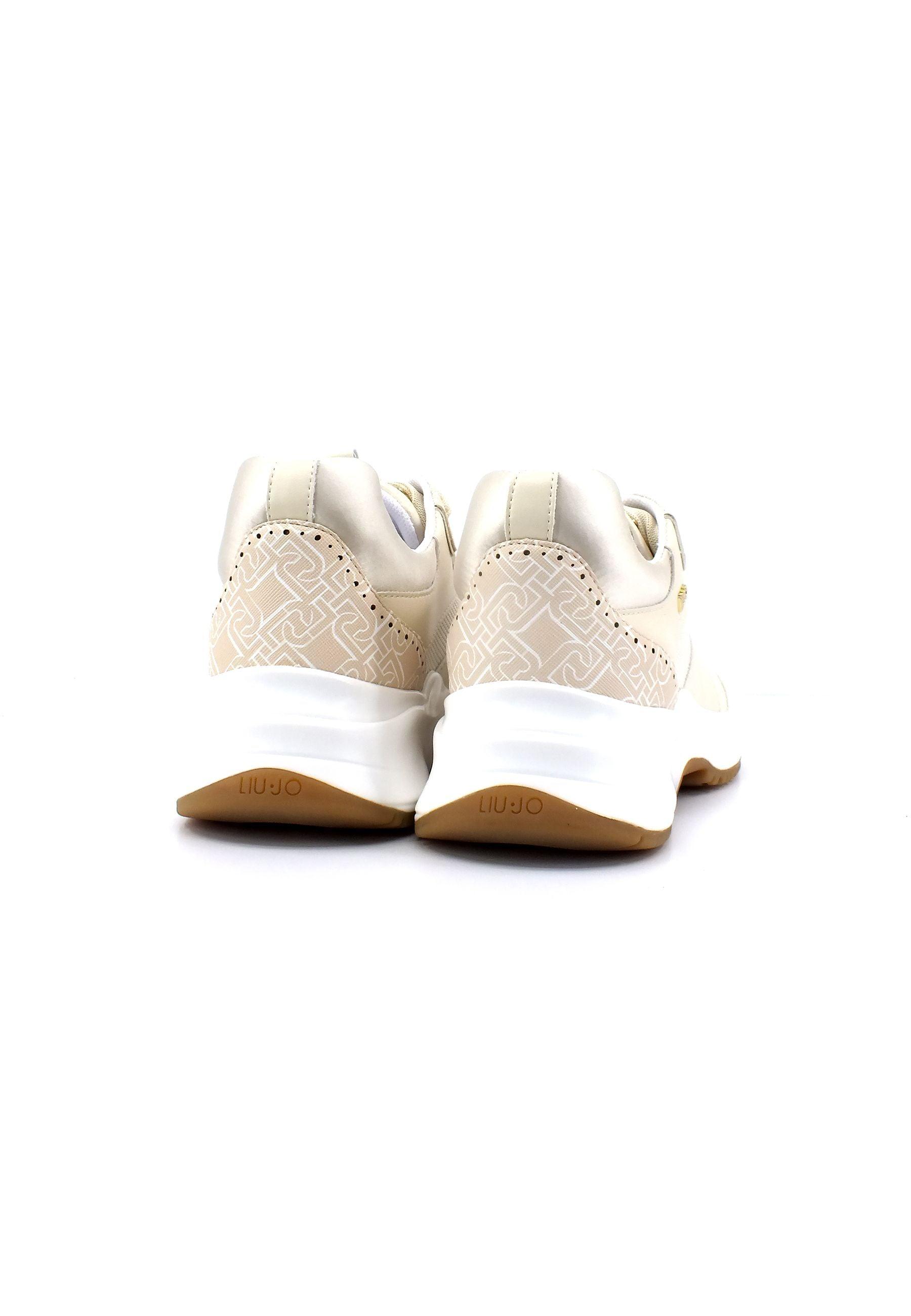 LIU JO Lily 17 Sneaker Donna Milk Gold BA3081EX170 - Sandrini Calzature e Abbigliamento